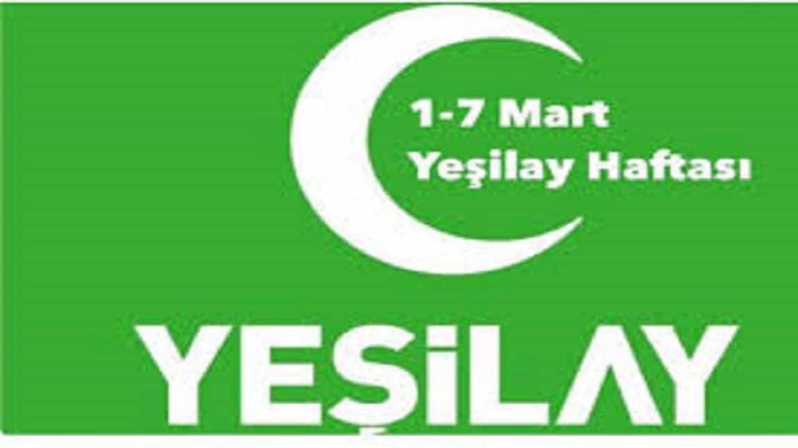 YEŞİLAY HAFTASINI KUTLADIK